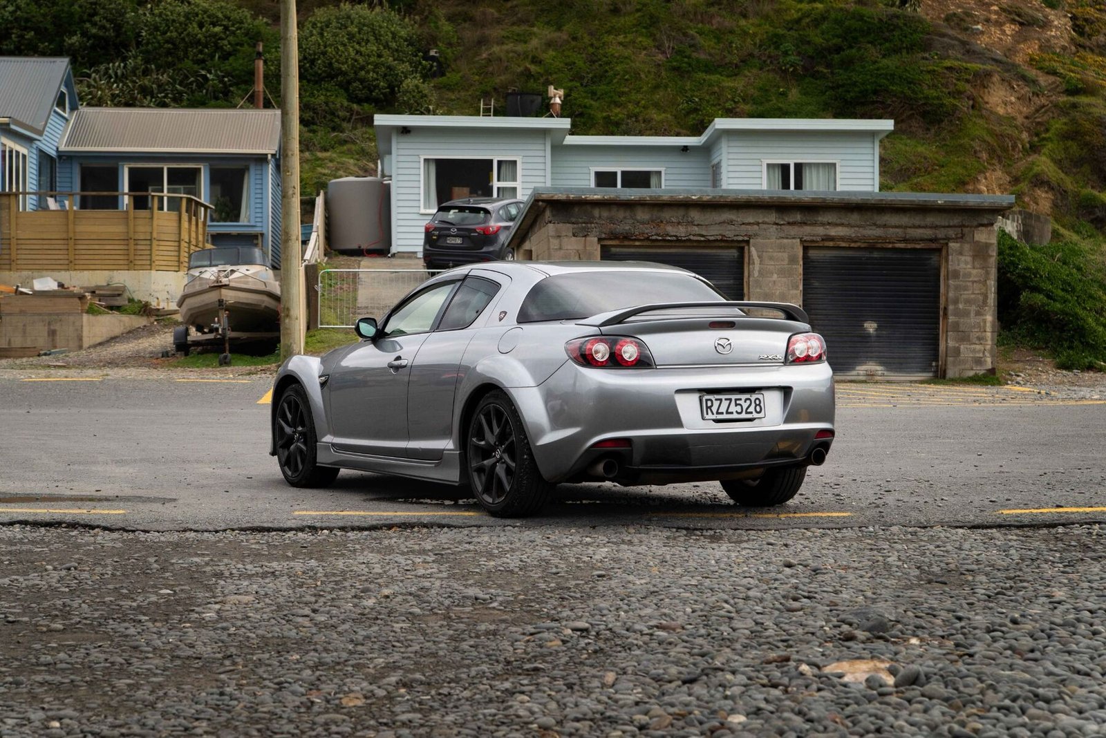 Mazda RX-8 Spirit R rear three-quarter view