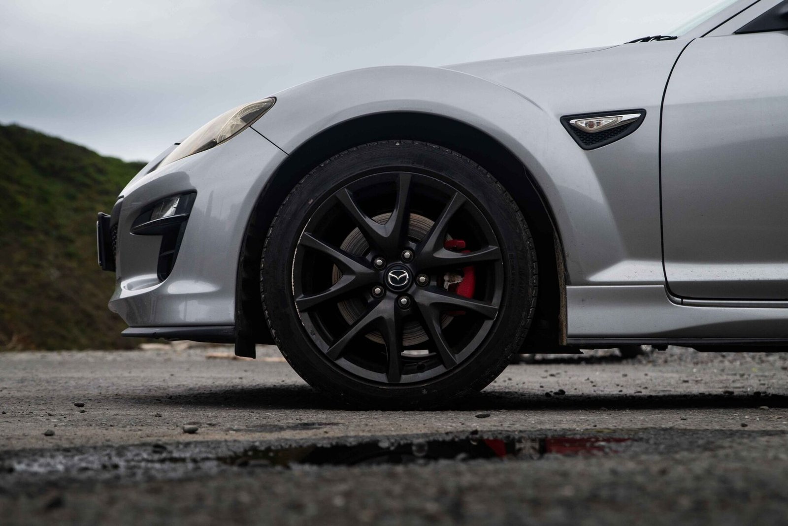 Mazda RX-8 Spirit R wheel and brake detail