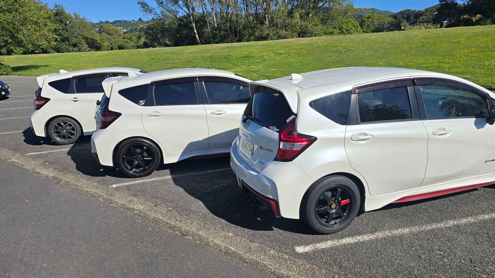 Nissan Note e-Power Nismo HE12 group rear view