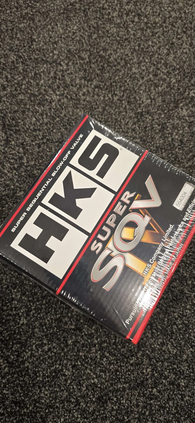 HKS Super SQV blow-off valve in its box